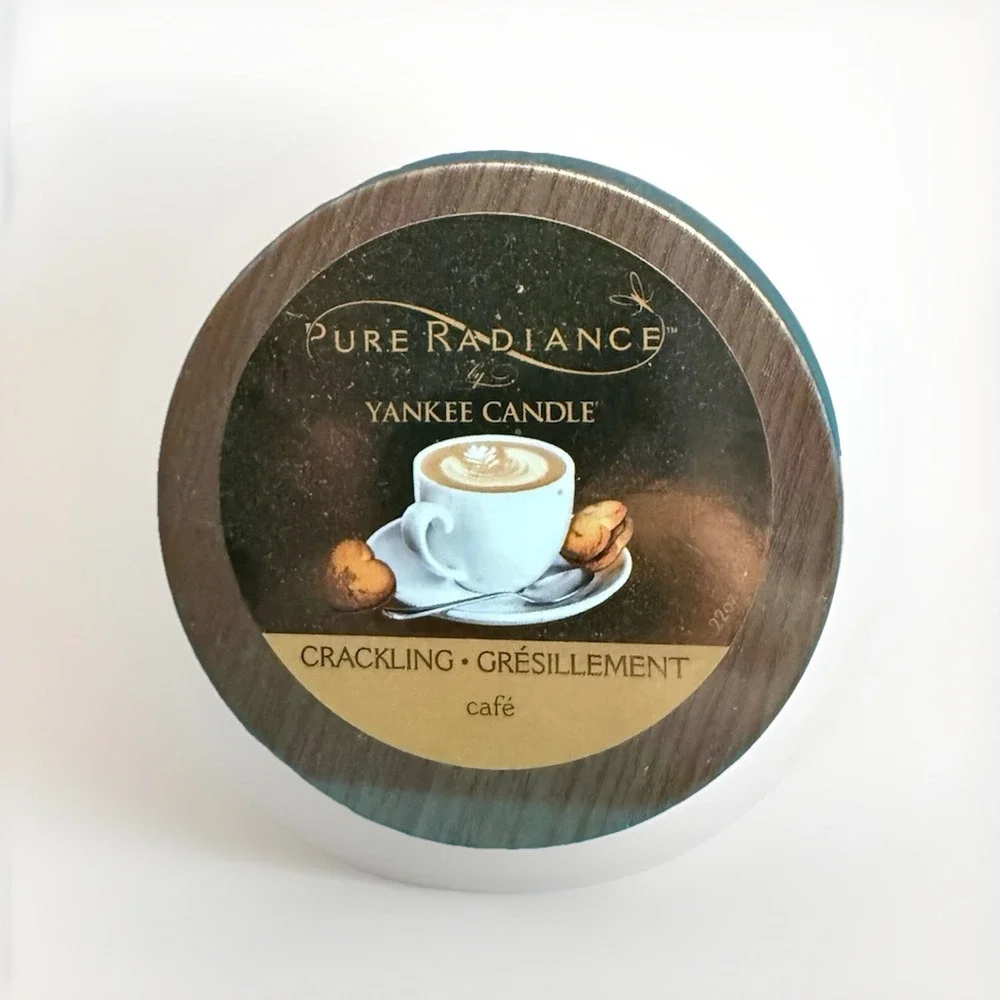 Yankee Candle Pure Radiance‎ Crackling Cafe Large Jar - NEW